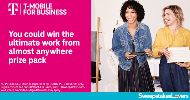 T-Mobile CNBC Small Business Sweepstakes 2021