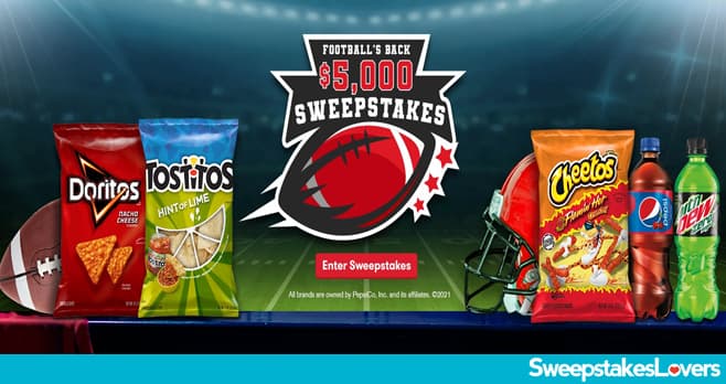 Tasty Rewards Football's Back $5,000 Sweepstakes 2021