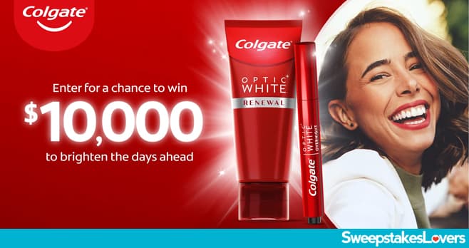 Colgate Optic White Bright Smiles Sweepstakes 2021