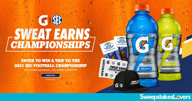 Gatorade Sweat Earns Championship Instant Win Game & Sweepstakes 2021