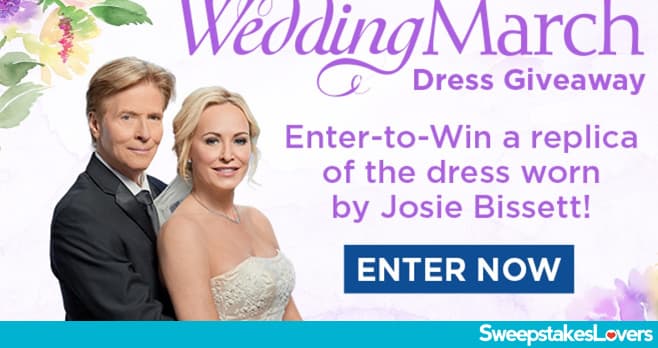 Hallmark Channel Wedding March 6 Wedding Dress Sweepstakes 2021