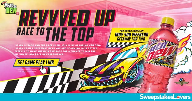 Mountain Dew Revvved Up Race To The Top Sweepstakes 2021