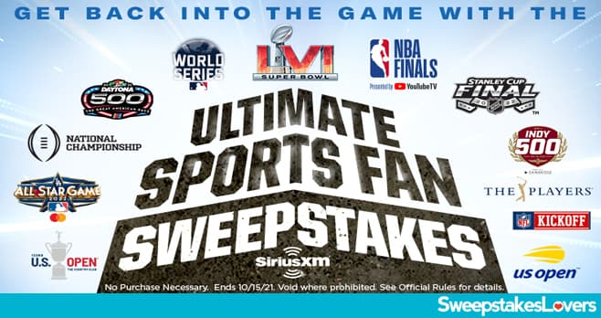 SiriusXM Ultimate Sports Fan Sweepstakes 2021