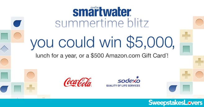 smartwater Summertime Blitz Sweepstakes 2021