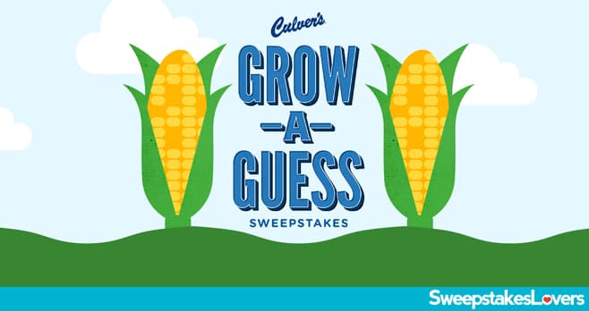 Culver's Grow A Guess Instant Win Game and Sweepstakes 2021