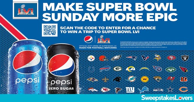 Pepsi Super Bowl Trip Sweepstakes 2021