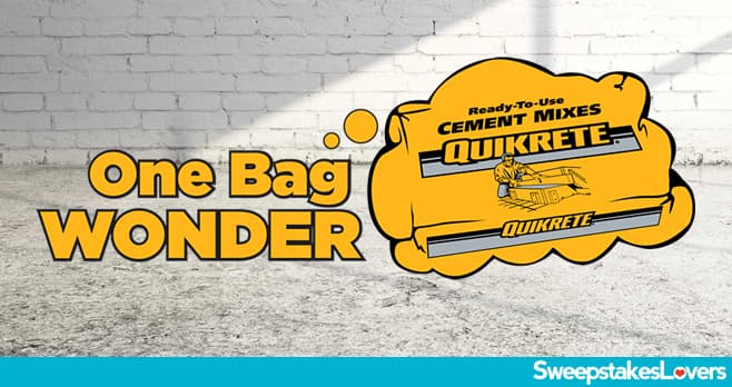 QUIKRETE One Bag Wonder Contest 2021