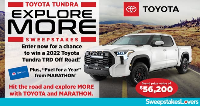 Bassmaster Tundra Explore MORE Sweepstakes 2021