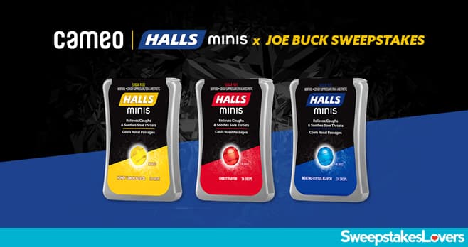 HALLS Minis x Joe Buck Sweepstakes 2021