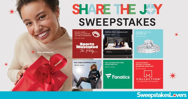 JCPenney Share The Joy Sweepstakes 2021 (JCPShareTheJoy.com)