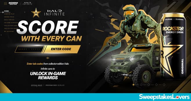 Rockstar Energy & Halo Sweepstakes 2021