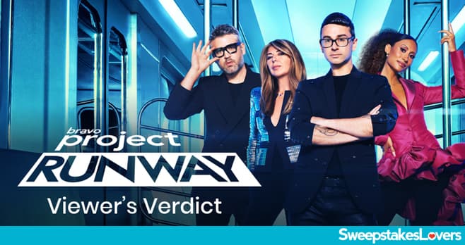 Bravo TV Project Runway Viewer's Verdict Sweepstakes 2021