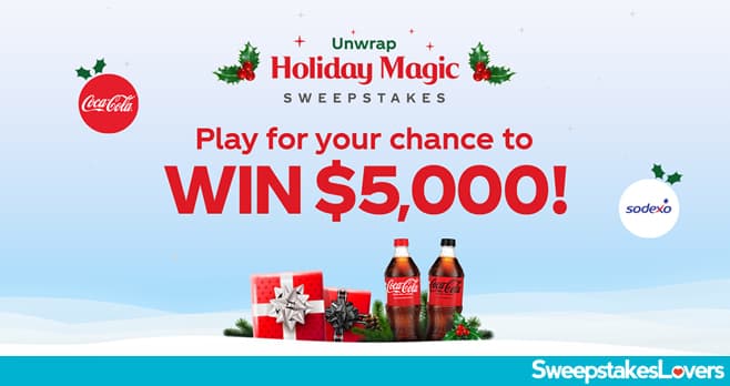 Coca-Cola Unwrap Holiday Magic Sweepstakes 2021