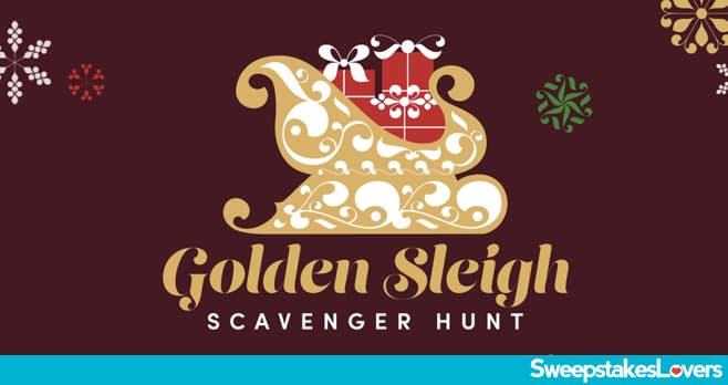 Cost Plus World Market Golden Sleigh Treasure Hunt 2021