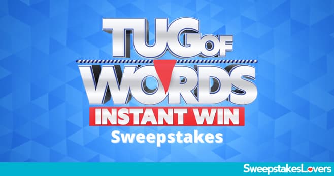 Game Show Network Tug of Words Instant Win Sweepstakes 2021