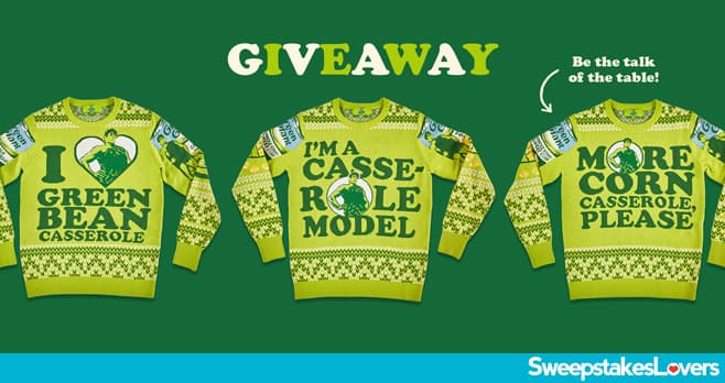 Green Giant Ugly Sweaters Sweepstakes 2021