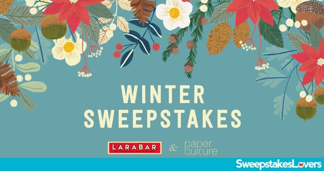 LÄRABAR & Paper Culture Winter Sweepstakes 2021