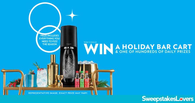 SodaStream Fizz The Season Instant Win Game and Sweepstakes 2021