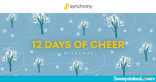 Synchrony Bank 12 Days of Cheer Sweepstakes and Instant Win Game 2021
