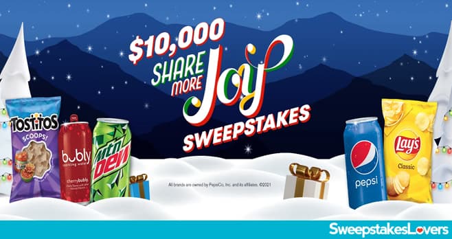 Tasty Rewards $10,000 Share More Joy Sweepstakes 2021