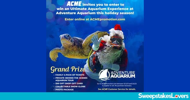 ACME Adventure Aquarium Sweepstakes 2021