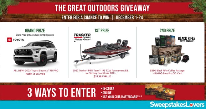 Bass Pro Shops Great Outdoors Giveaway 2022