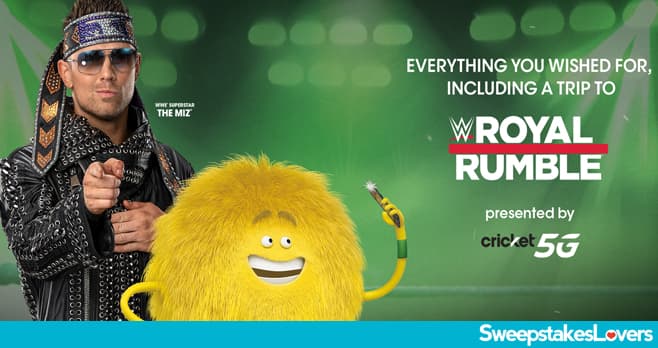 Cricket Wireless Royal Rumble Flyaway Sweepstakes 2021