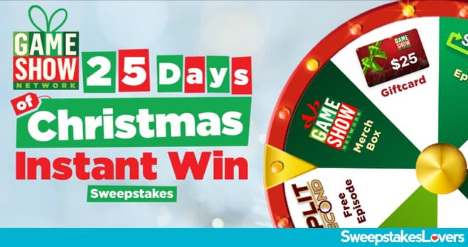 Game Show Network 25 Days of Christmas Giveaway 2023
