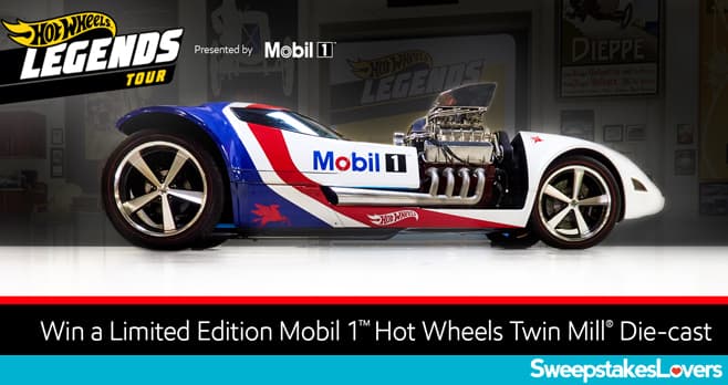 Mobil 1 Twin Mill Hot Wheels Diecast Sweepstakes 2021