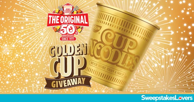 Nissin Foods Golden Cup Giveaway 2021