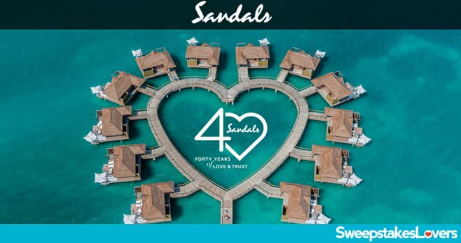 Sandals 40 Years Of Love Giveaway 2021