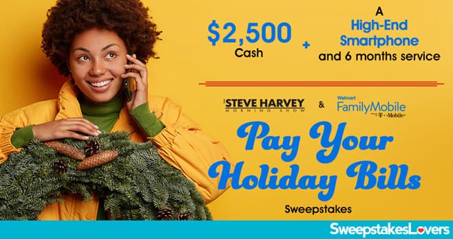 The Steve Harvey Morning Show Pay Your Holiday Bills Sweepstakes 2021
