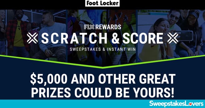Foot Locker FLX Scratch and Score Sweepstakes & Instant Win Game 2022