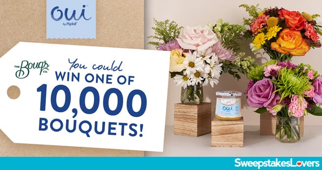 Oui Merci Bouquet Sweepstakes 2022