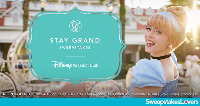 Disney Vacation Club Stay Grand Sweepstakes 2022