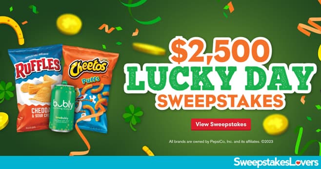Tasty Rewards $2,500 Lucky Day Sweepstakes 2023