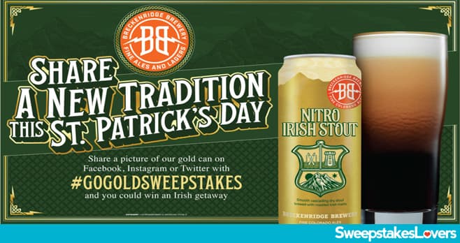 Breckenridge Brewery Go Gold Sweepstakes 2022