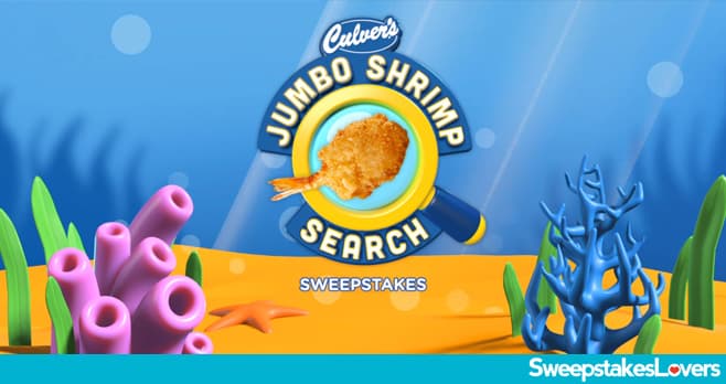 Culver's Jumbo Shrimp Search Instant Win Game and Sweepstakes 2022