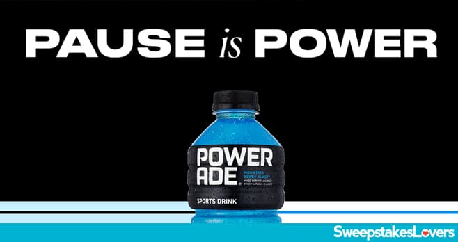 POWERADE Press Pause Sweepstakes 2022