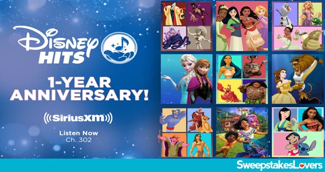 SiriusXM Disney Hits Sweepstakes 2022