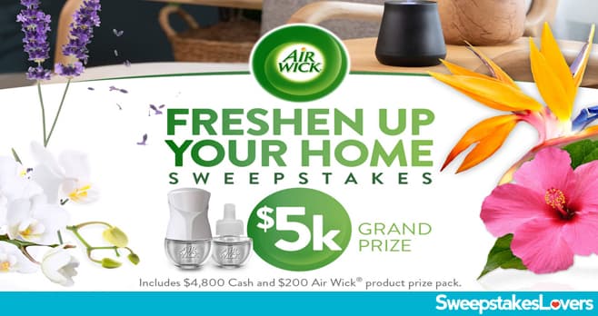 HGTV House Hunters & Air Wick Freshen Up Your Home Sweepstakes 2022