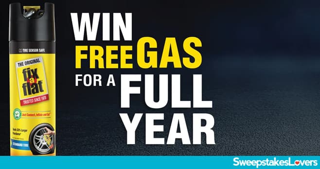 O'Reilly Auto Parts Fix-a-Flat Free Gas for a Year Sweepstakes 2022
