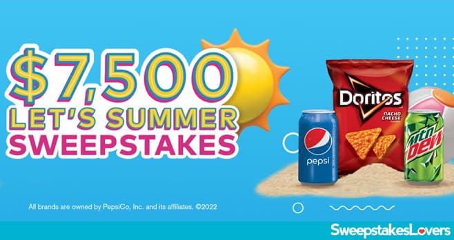 Tasty Rewards $7,500 Let's Summer Sweepstakes 2022