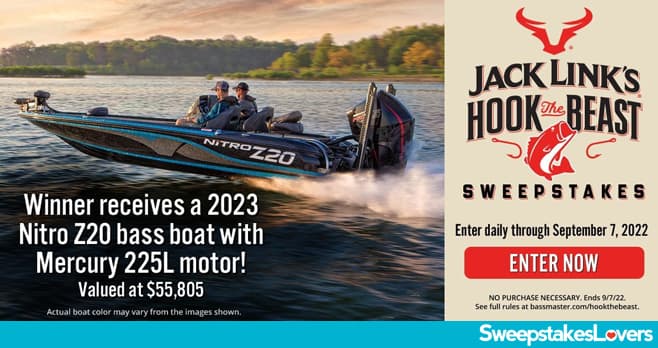 Bassmaster Jack Link's Hook the Beast Sweepstakes 2022