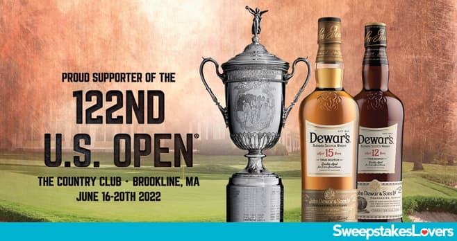 Dewar's US Open Golf Sweepstakes 2022