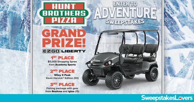 Hunt Brothers Pizza Enter to Adventure Sweepstakes 2022