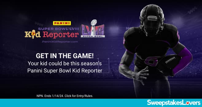 Panini Super Bowl Kid Reporter Sweepstakes 2023