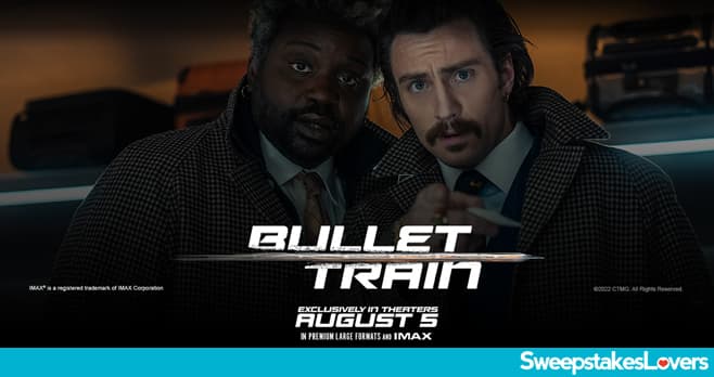 Sony Bullet Train Sweepstakes & Instant Win Game 2022