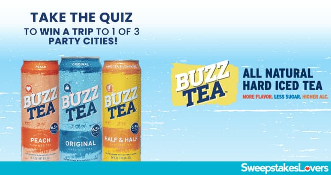 Spill The BUZZ TEA Sweepstakes 2022