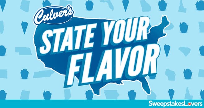Culver's State Your Flavor Sweepstakes 2022